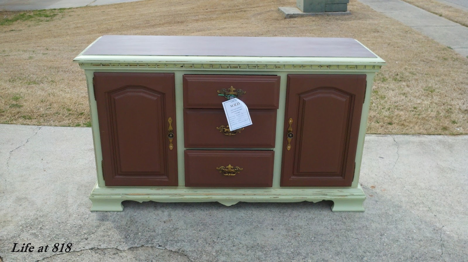 Life at 818 Refinishing a Dining Room Buffet