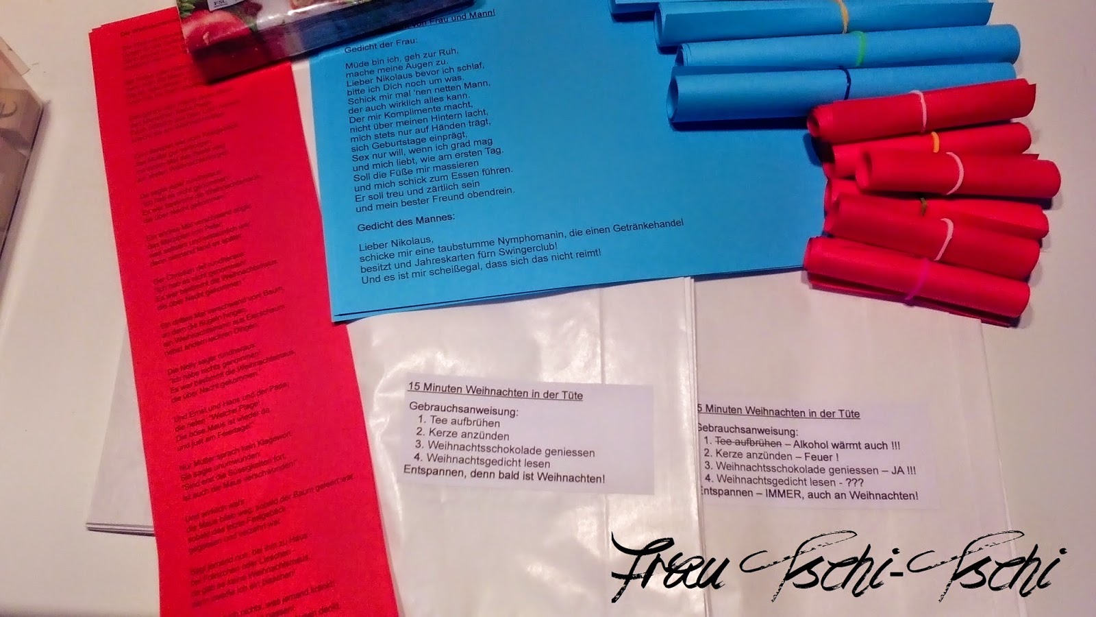 Frau Tschi Tschi 1 Weihnachtsfeier Und Wichteln Mal Anders