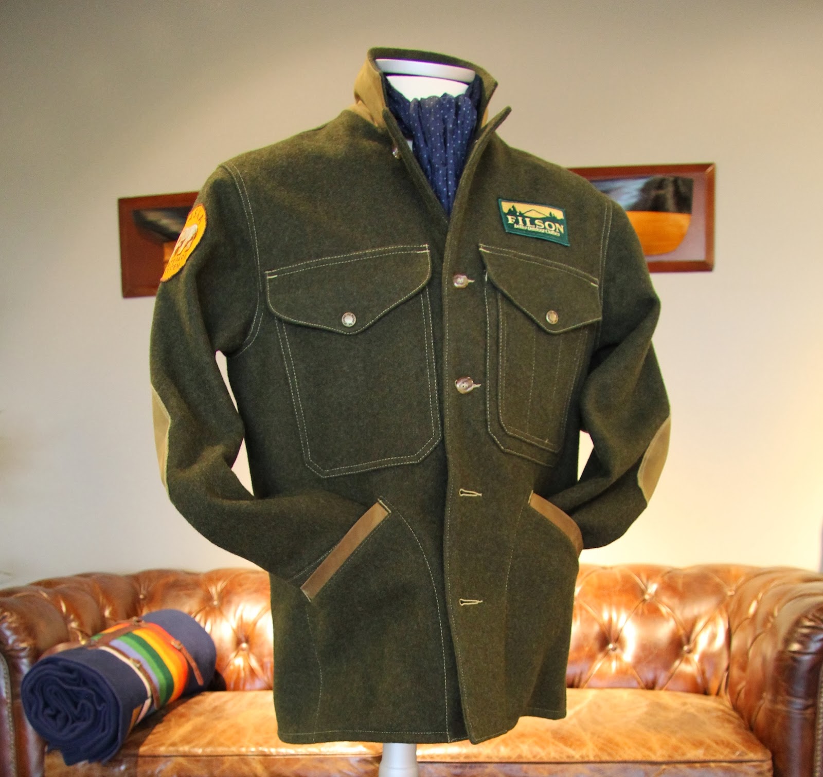CHAD'S DRYGOODS FILSON WOOL JACKET FOR THE ALASKA STATE PARKS