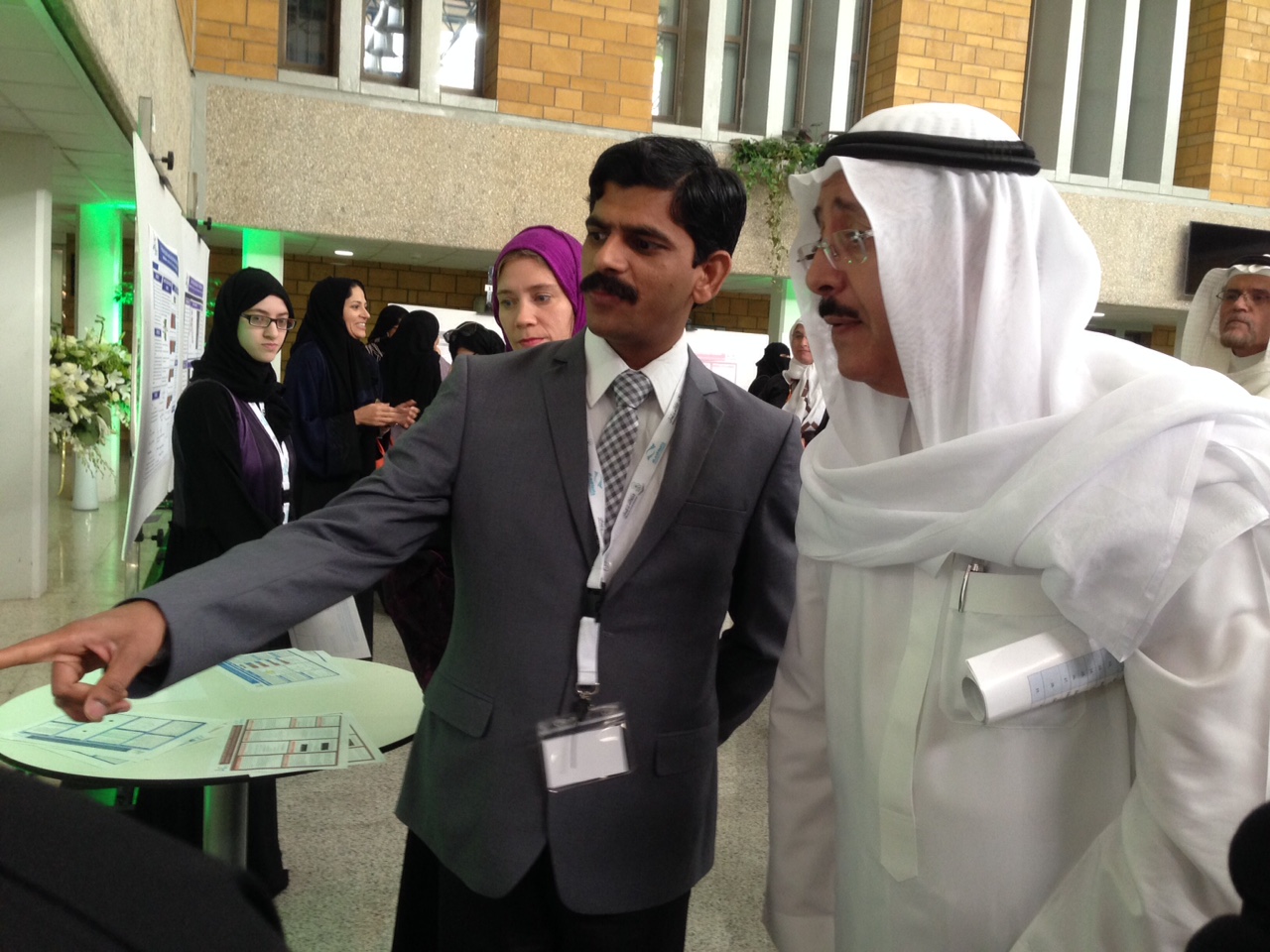 Dr. J. Francis Borgio with His Excellency The President of University of Dammam.
