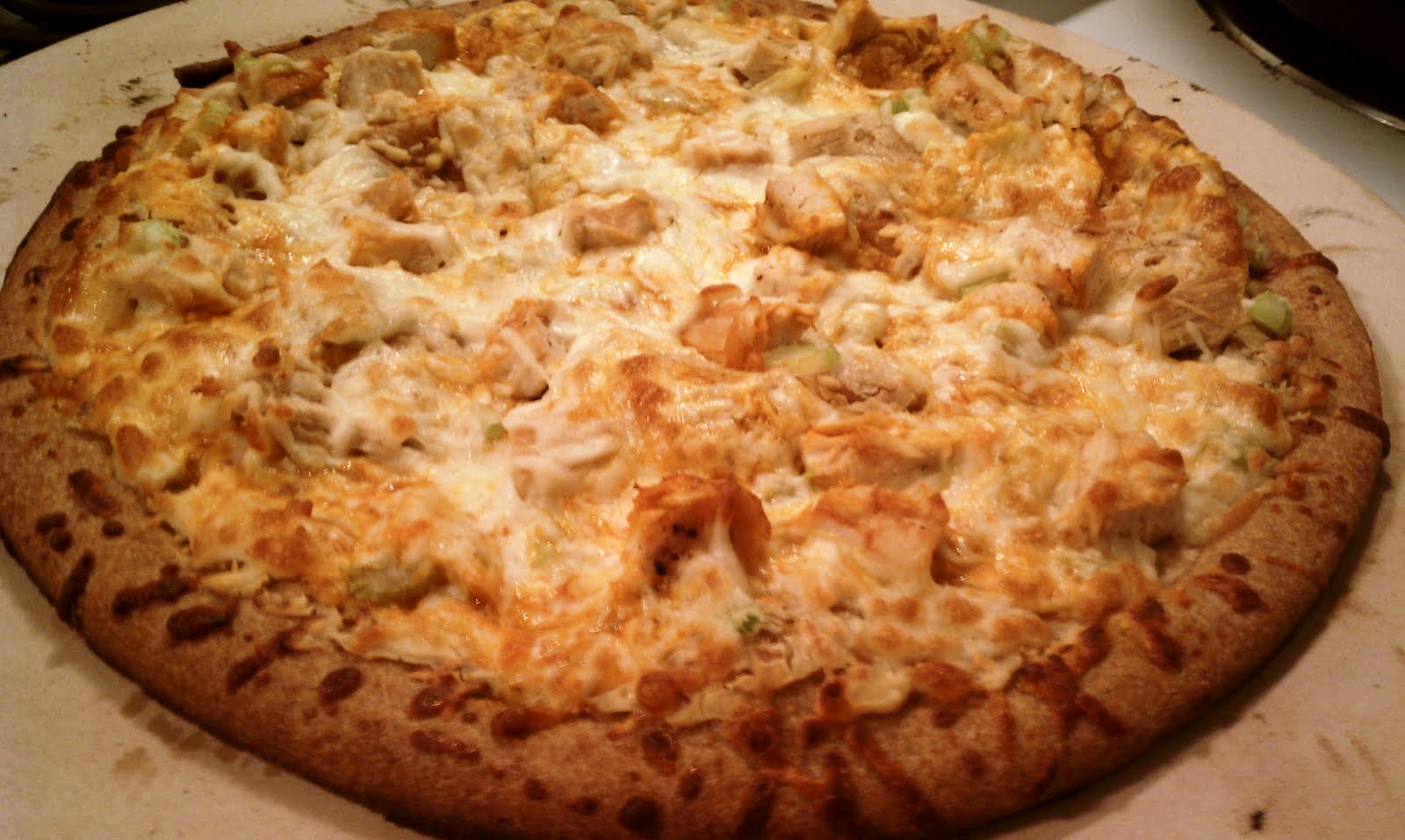 Buffalo Chicken Pizza Emily Bites
