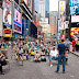 New York City Street of Holiday Evident Picture
