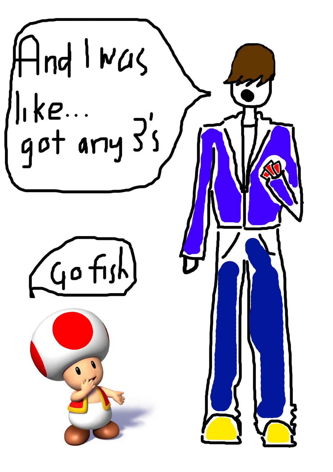 Toad Mario Cartoon