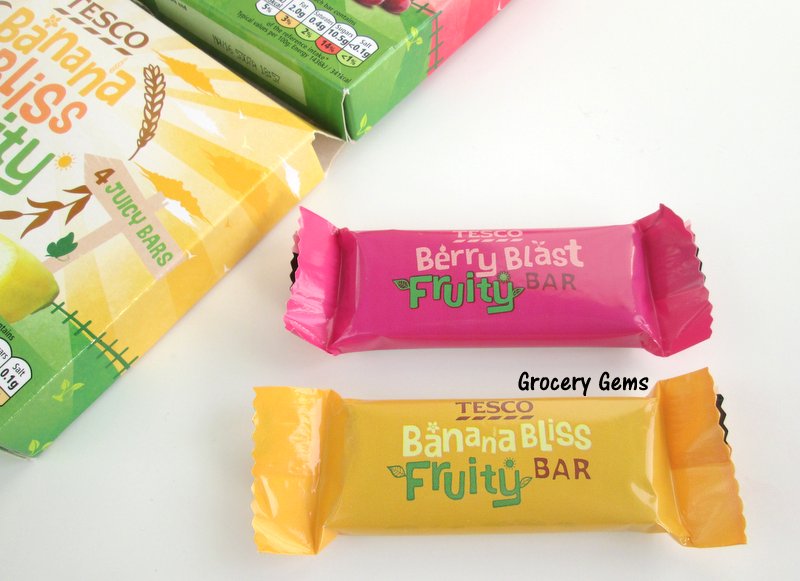 Grocery Gems Tesco Banana Bliss & Berry Blast Fruity Bars Review