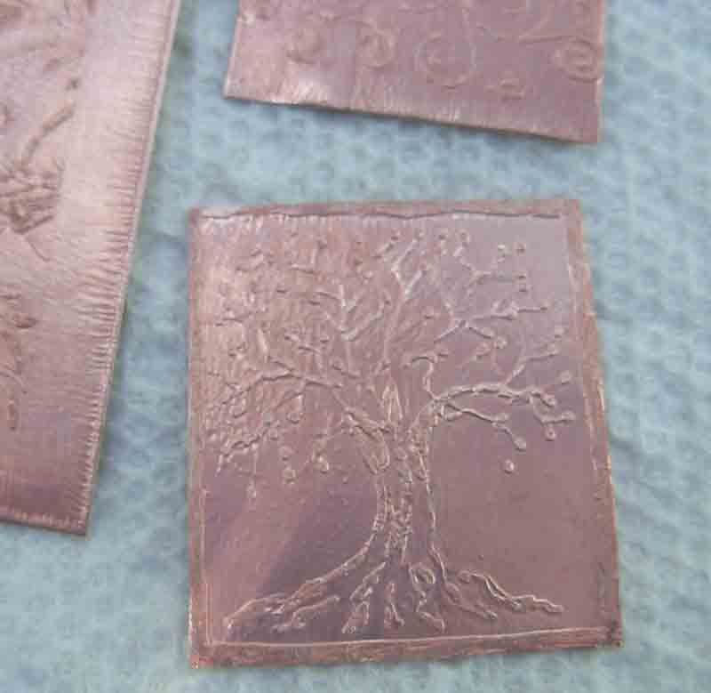 Jan Locander Lampwork Blog Etching Copper Experiment