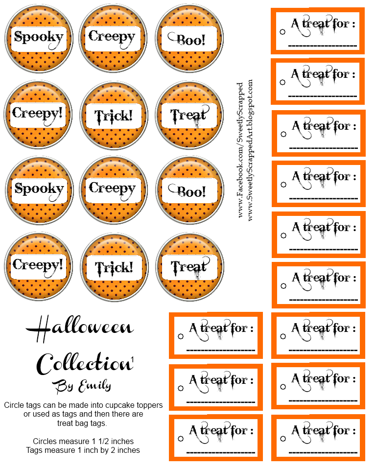 Wild image in printable halloween tags Dynamic image within printable halloween tags