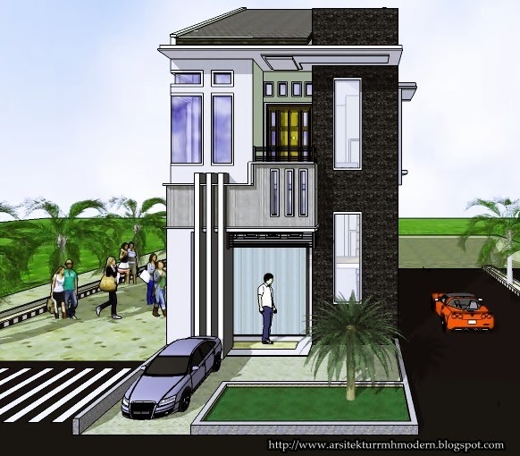 Arsitektur Rumah Minimalis: Bangunan Ruko Minimalis