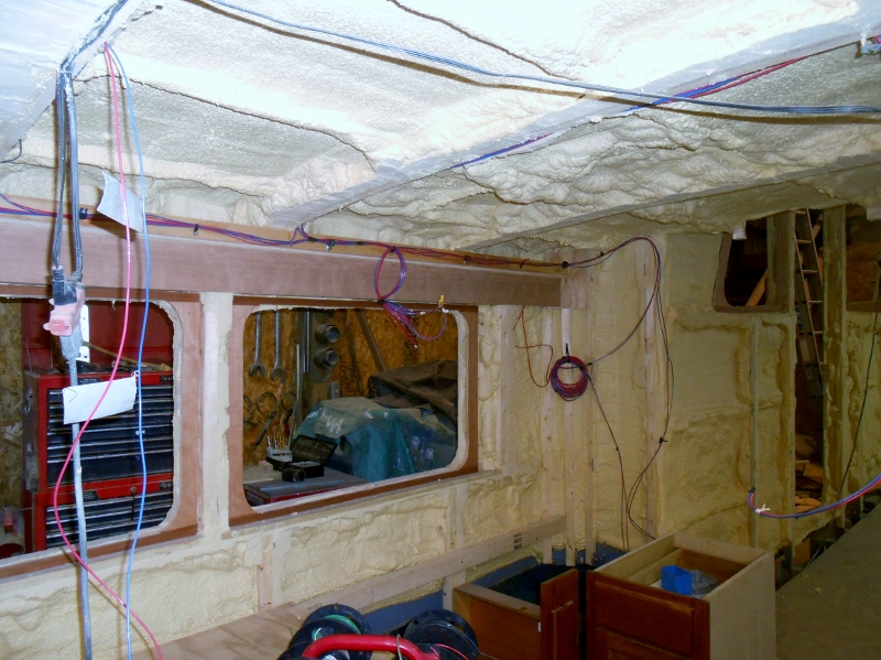 Conall S Boat Build Porch Ceiling Soffit And Some Wiring