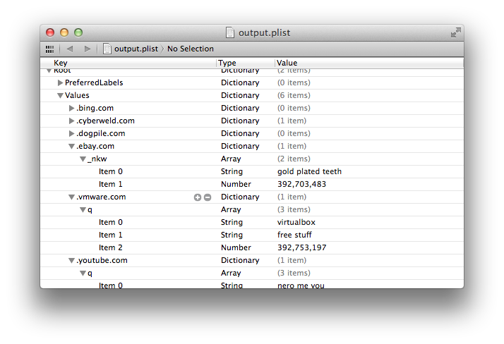 Safari Form Values File Decrypt