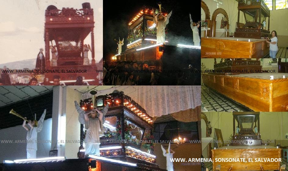 ARMENIA, SONSONATE, EL SALVADOR LA URNA DEL SANTO ENTIERRO.