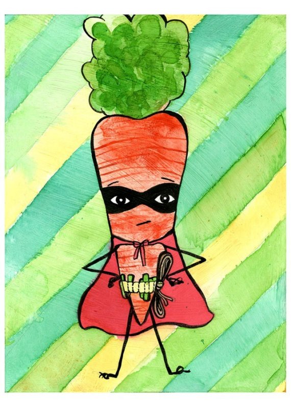 Carrot Superhero