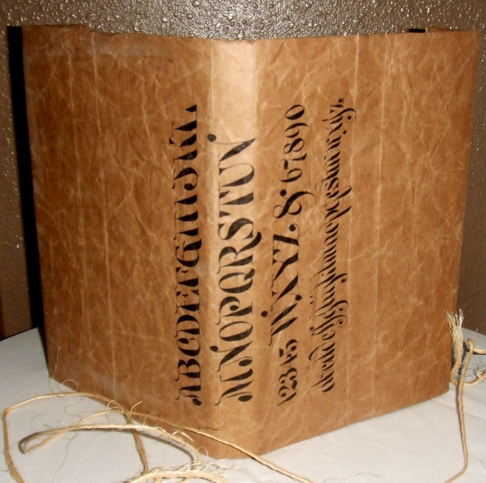 Jane Valentine Vintage Paper Bag School Book Covers with a Fresh Twist!