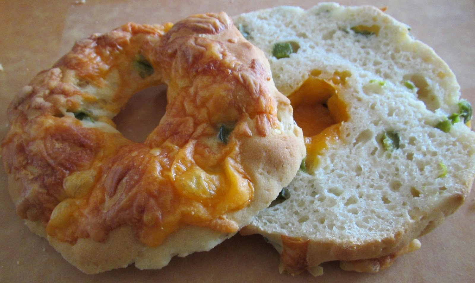 Successfully Gluten Free! Jalapeno & Cheddar Bagels