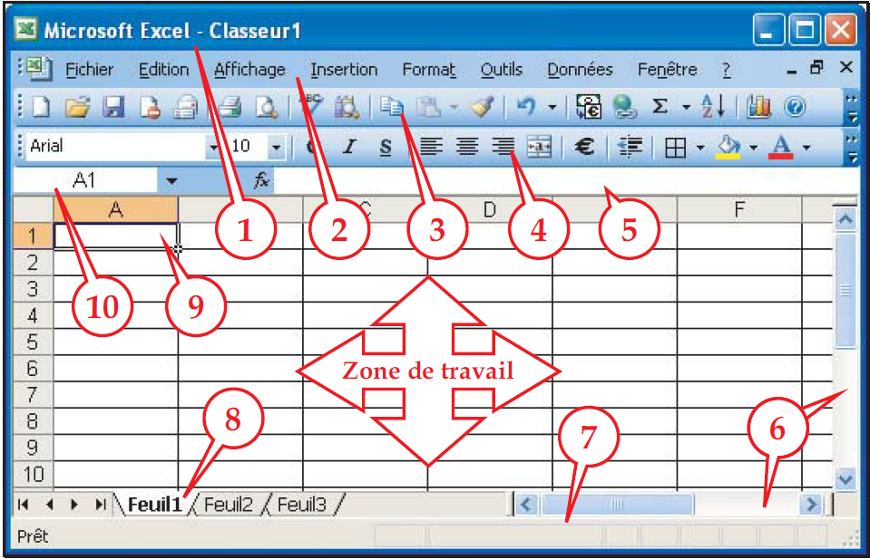 Le tableur Excel leçon et Fiche de TP 1 cours informatiques pour