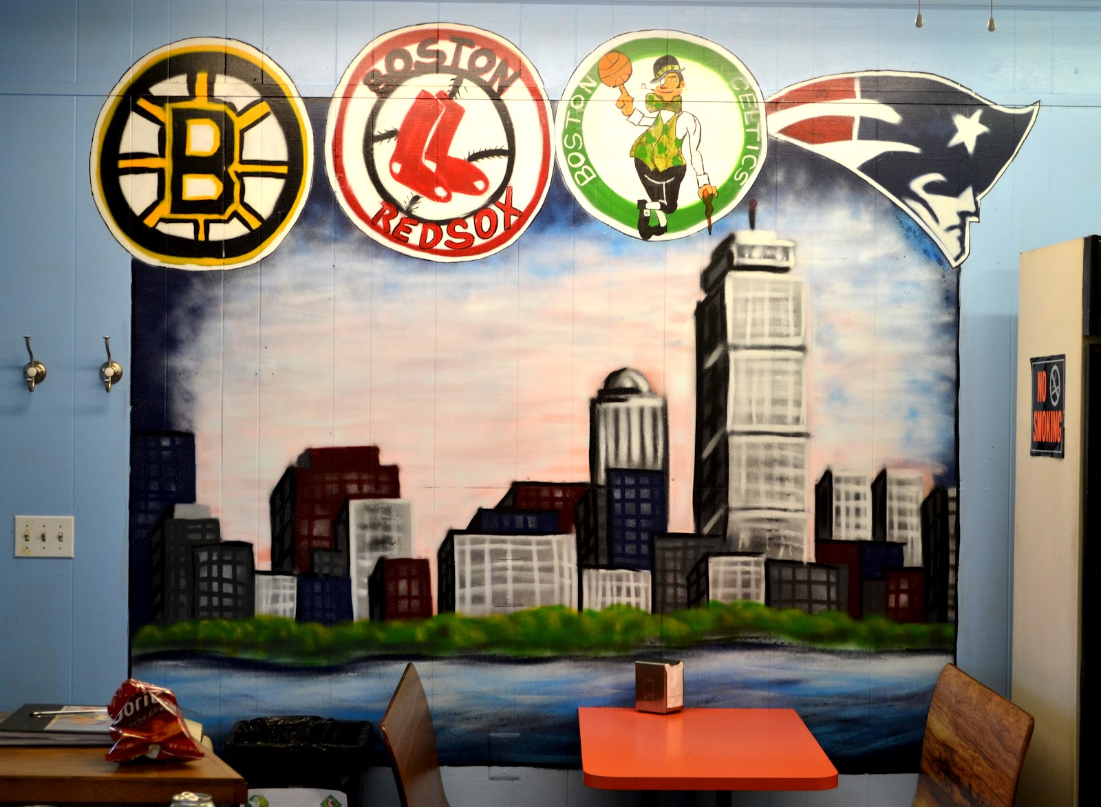 Z. Meunier Art Blog Sports Mural, Bragas Best Coney Island Hotdogs