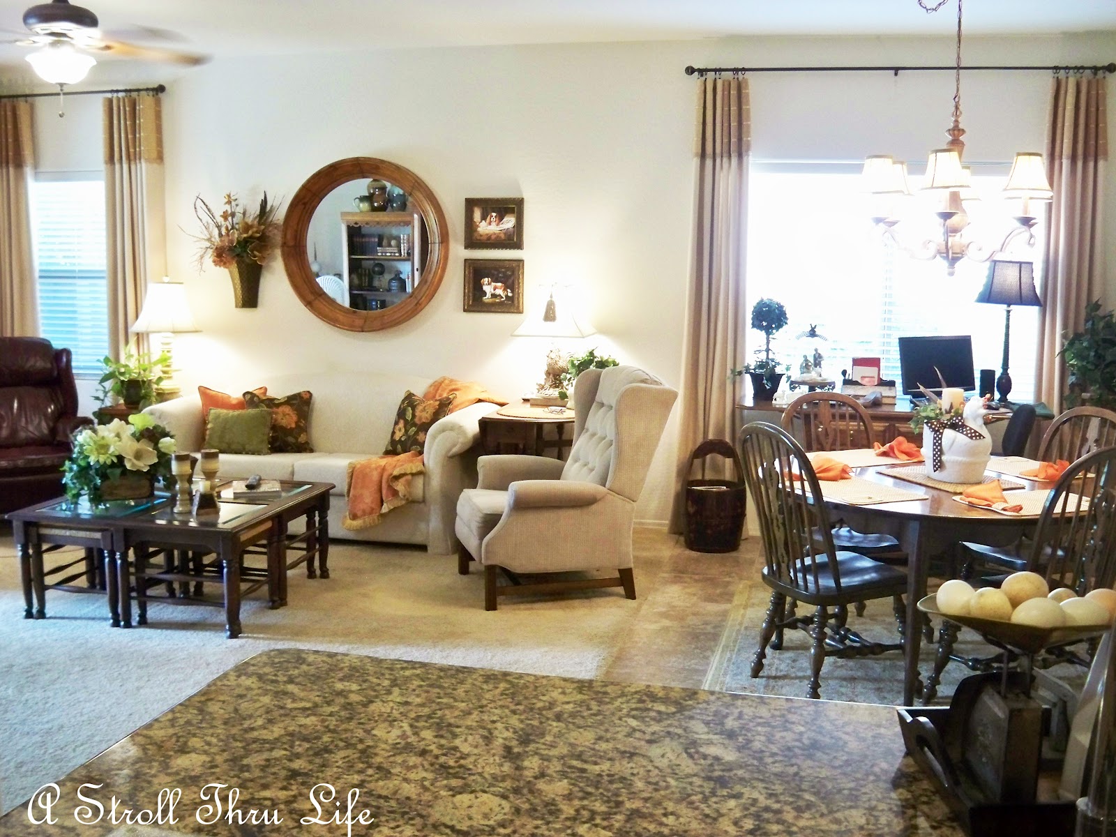 Burnt Orange and Brown A Stroll Thru Life