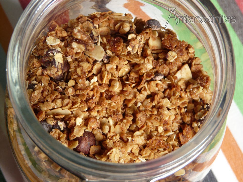 Anita Cocinitas Granola o muesli crujiente hecho en casa