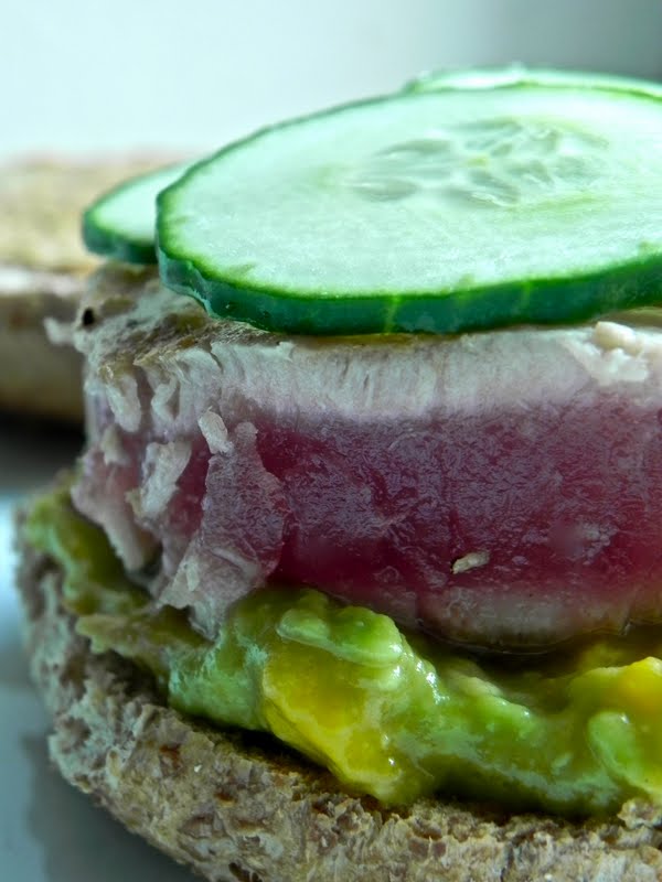 The Rosiest Cheeks Tuna Steak Burgers