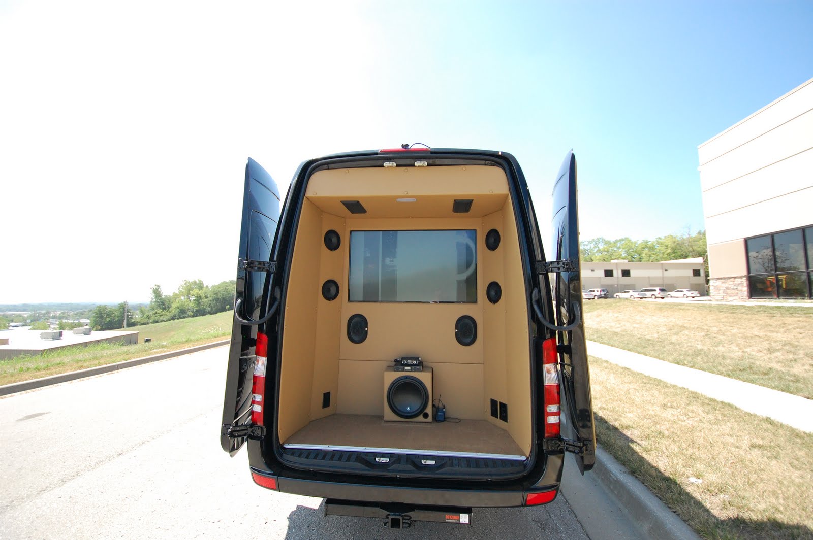 Custom Mercedes Benz Sprinter Tailgate packages