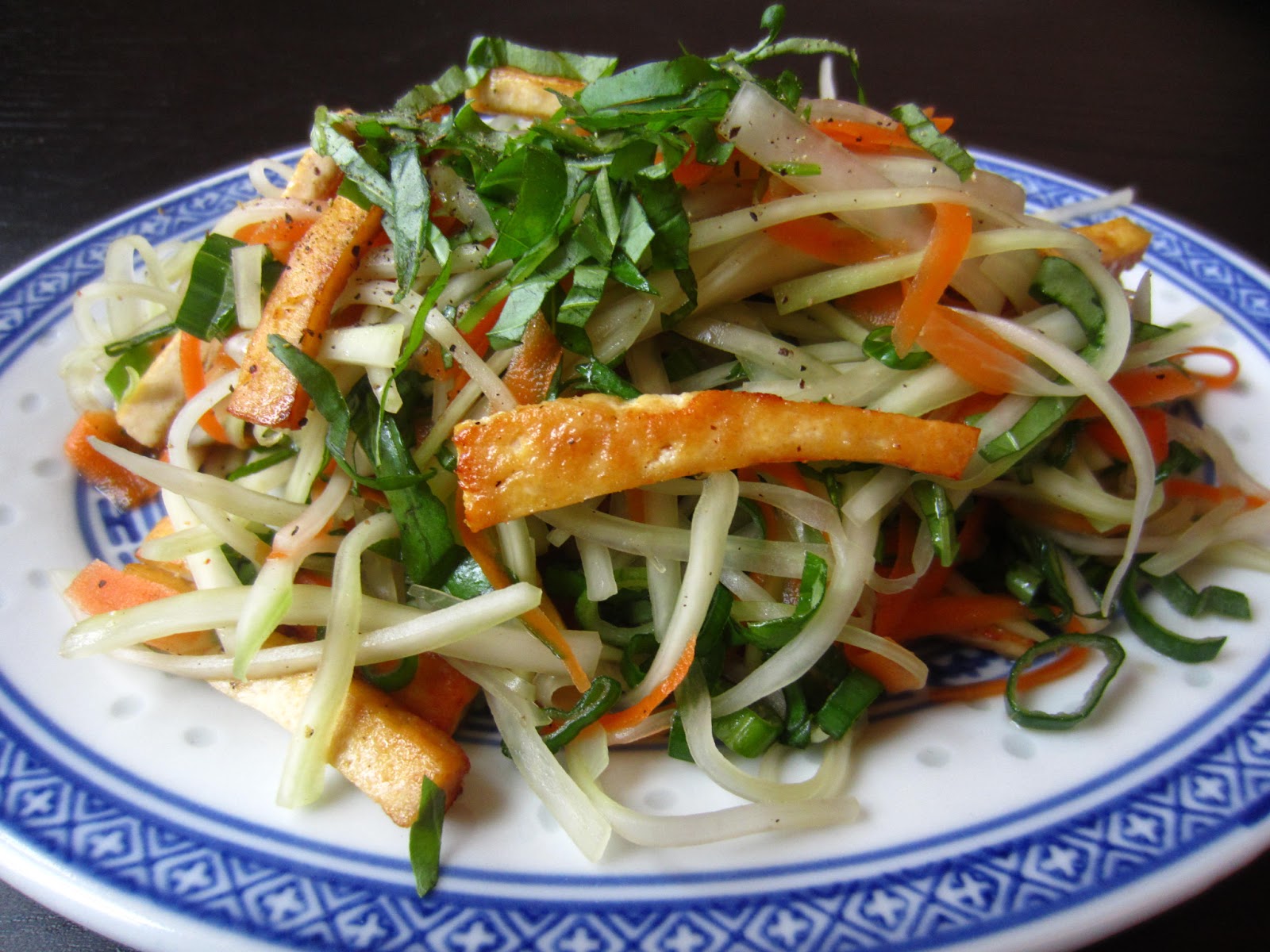 Viet Chay Goi du du Grön papayasallad