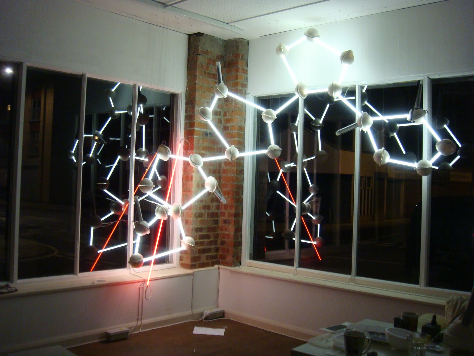 Neon Molecular Structure