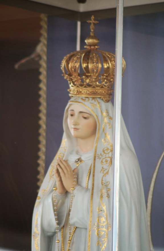Coeur Immaculé de Marie La statue de la Vierge Pèlerine de Fatima