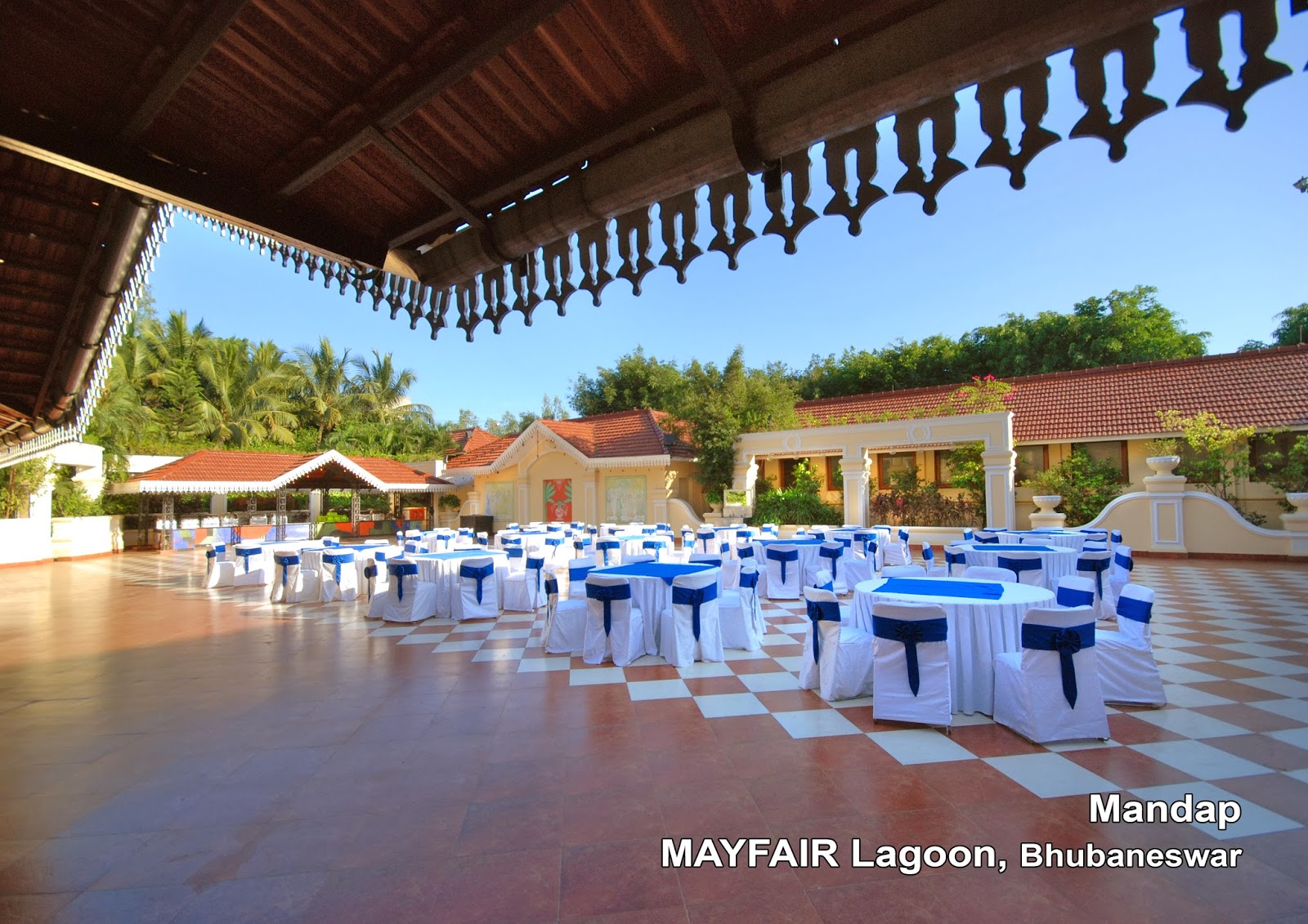 Mayfair Hotels Resorts Beautiful Decorated Indoor And Outdoor Beautiful Decorated Indoor And Outdoor Bhubaneswar Wedding Venues At Mayfair Lagoon