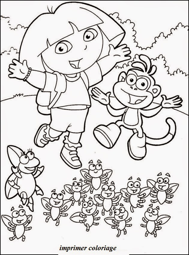 Jeux De Coloriage De Dora