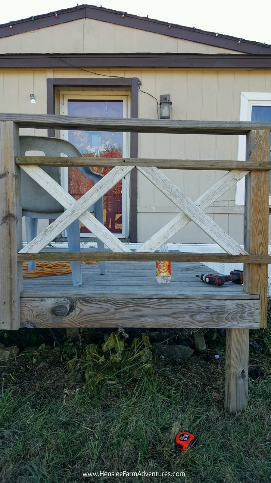 DIY Porch Railing Henslee Farm Adventures