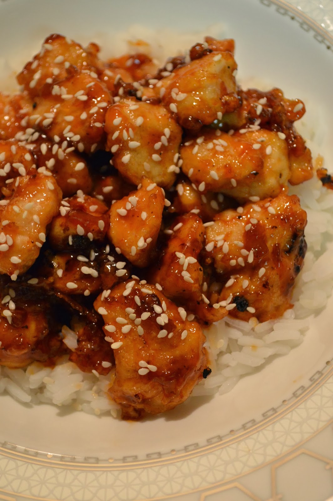 The Hungry Hood Baked Sesame Chicken