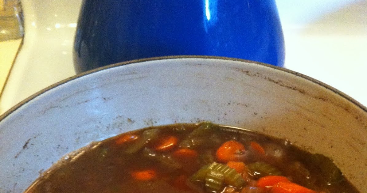 Almost Chef Lentil Beef Soup