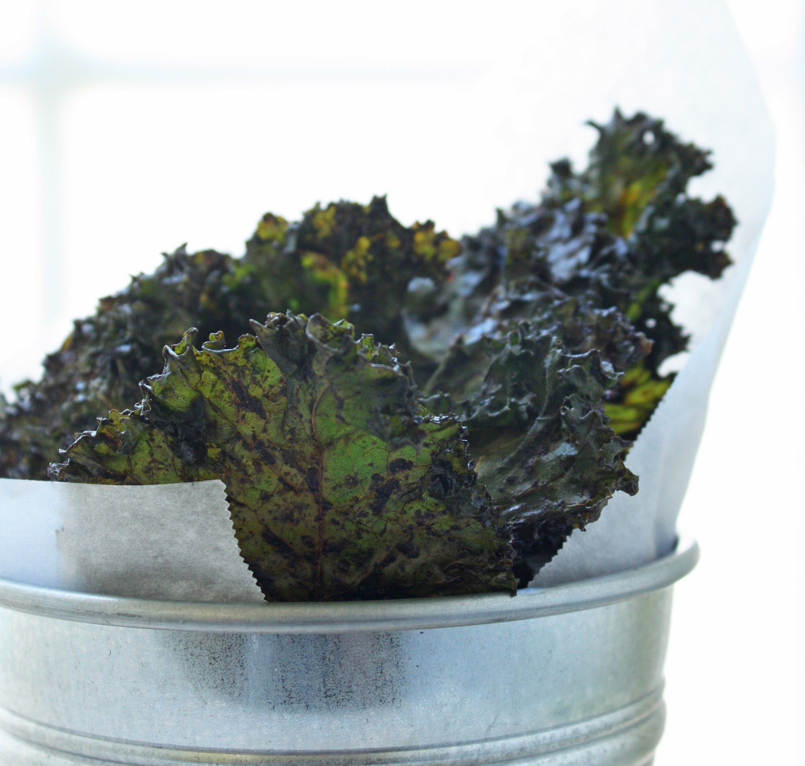 Kale Chips w/ Sriracha & Lime I Breathe I'm Hungry