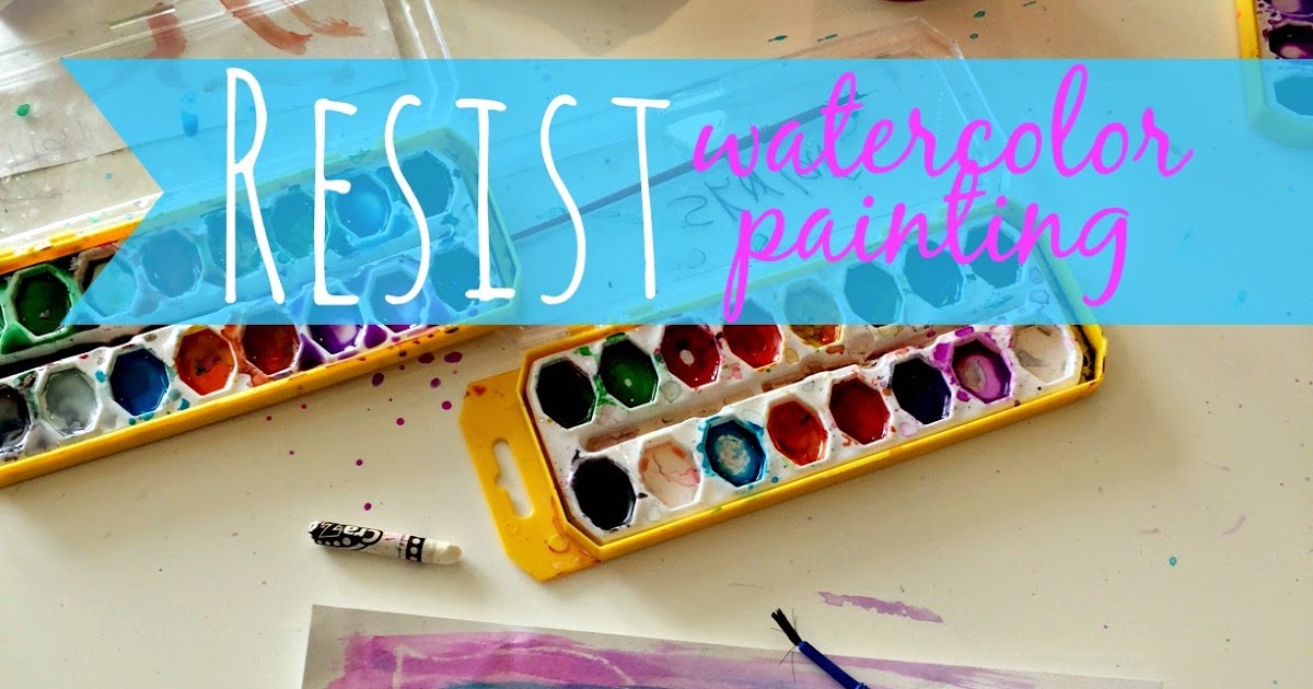 Blue Skies Ahead Resist Watercolor Flower Paintings!