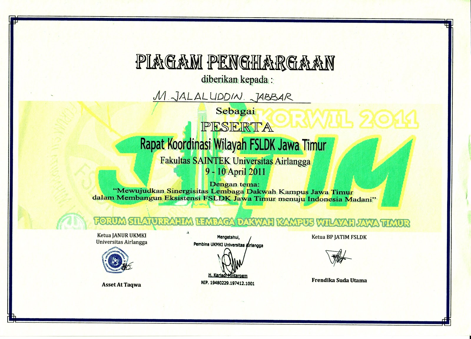 Catatan Jalal August 2012