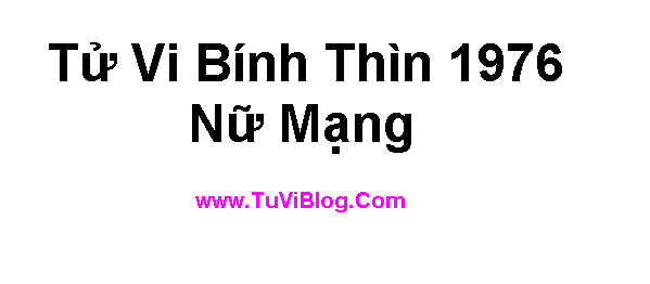 Tu Vi Binh Thin 2016 Nu Mang