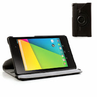 360 Degree Rotary Stand Leather Case Cover for Asus Google Nexus 7(2013) II 2nd Generation - Black 360 Degree Rotary Stand Leather Case Cover for Asus Google Nexus 7(2013) II 2nd Generation - Black