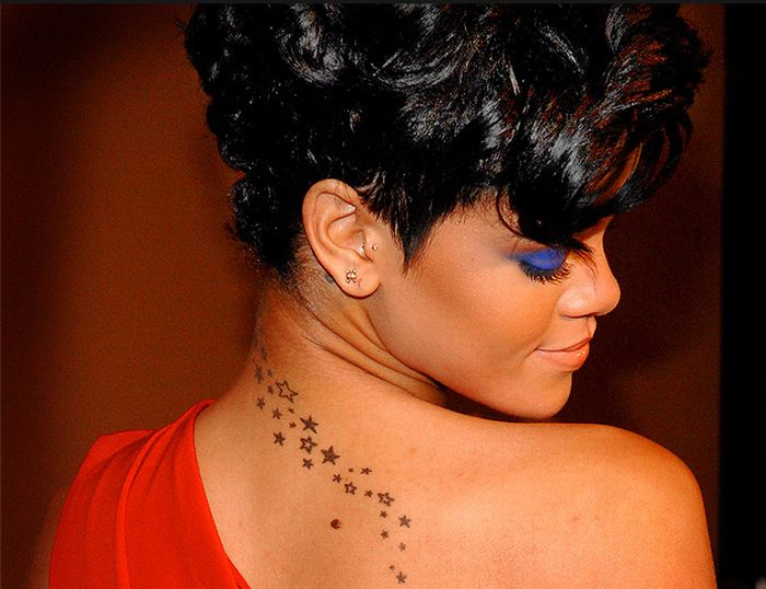 Rihanna Hairstyles Tattoo Pictures