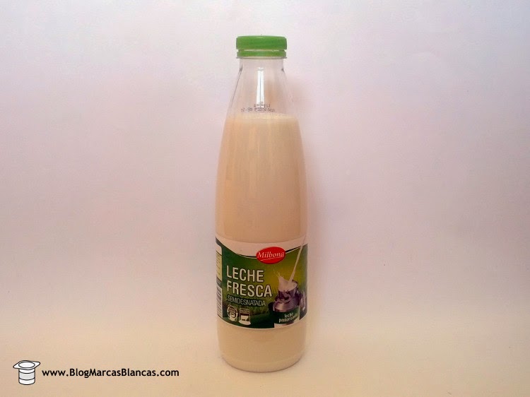 Leche Semidesnatada - Milbona - 1 L