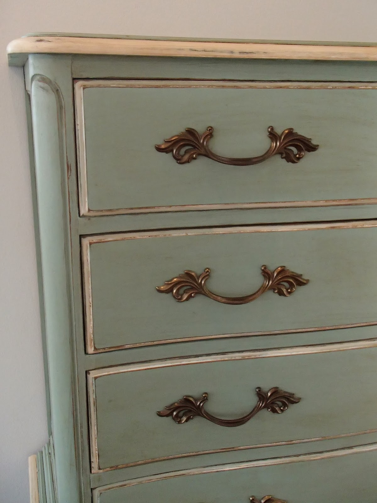 D.D.'s Cottage and Design Chest on Chest French Provincial Dresser