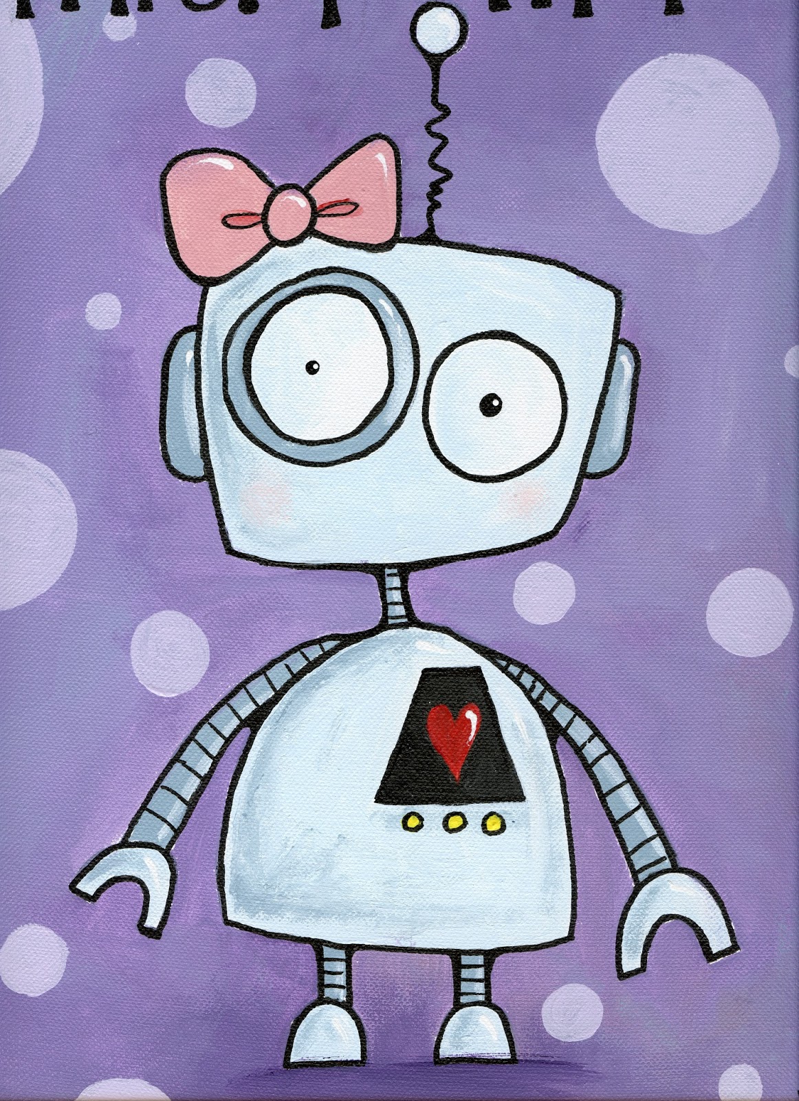 T. Matthews Fine Art Mrs. Kohler's Robot (newest painting)