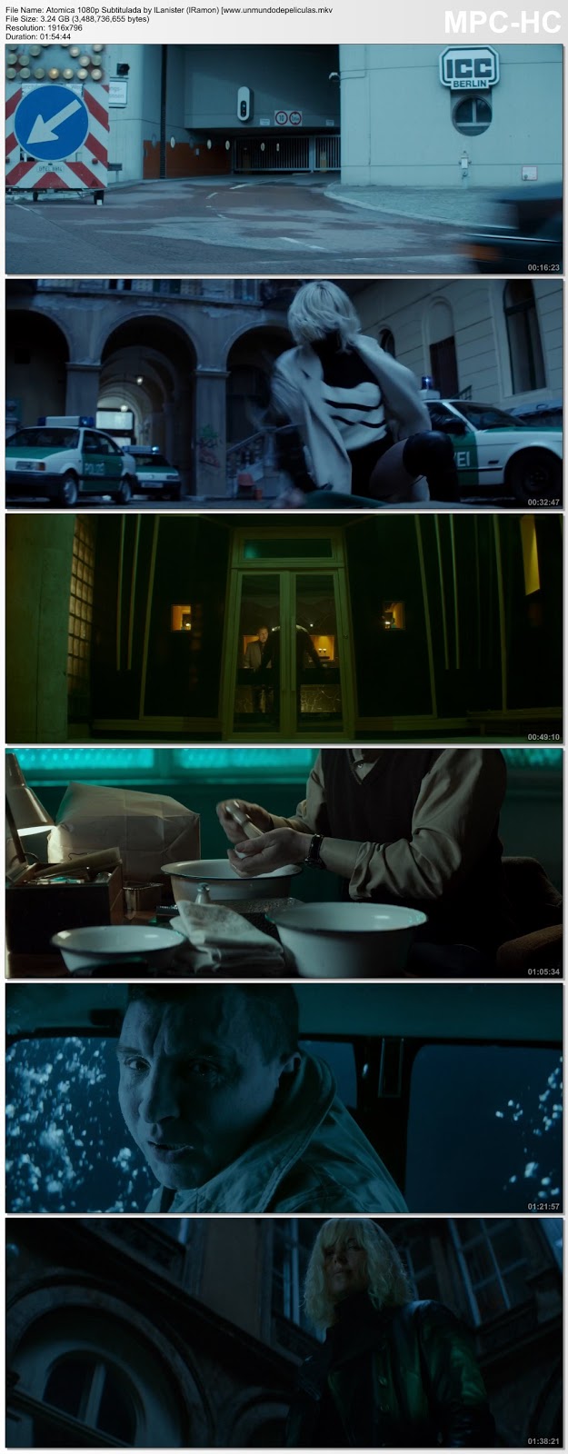 Capturas de la película.