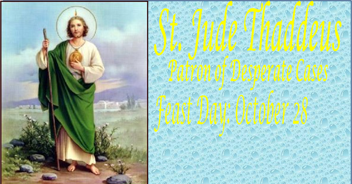 DASHBOARD NOVENA PRAYER TO ST. JUDE THADDEUS