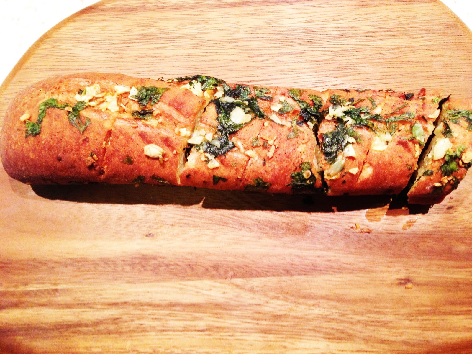 Cookie's Kitchen Home style Garlic Bread Jamie Oliver Method