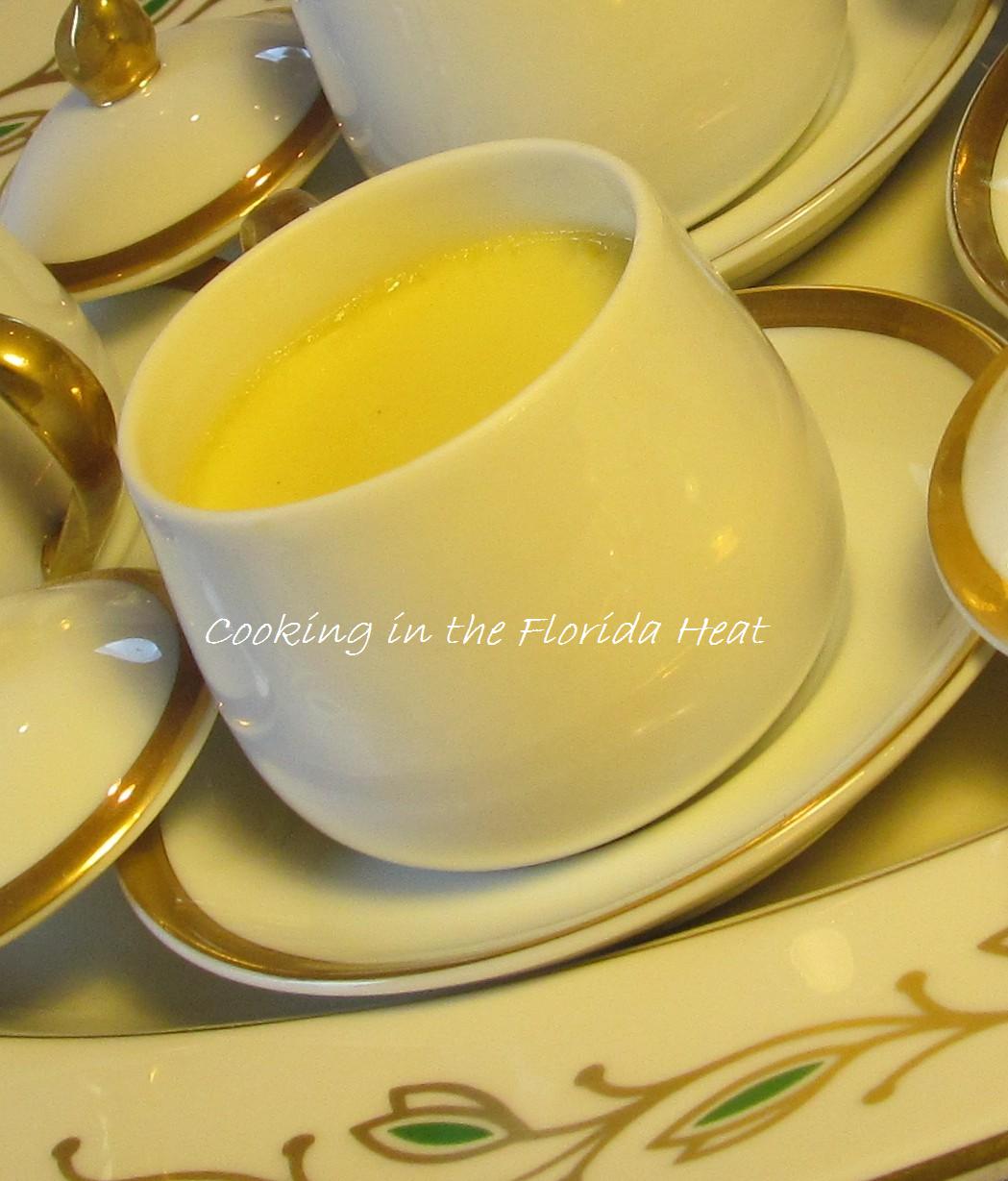 Cooking in the Florida Heat Vanilla Velvet, A Pot de Crème