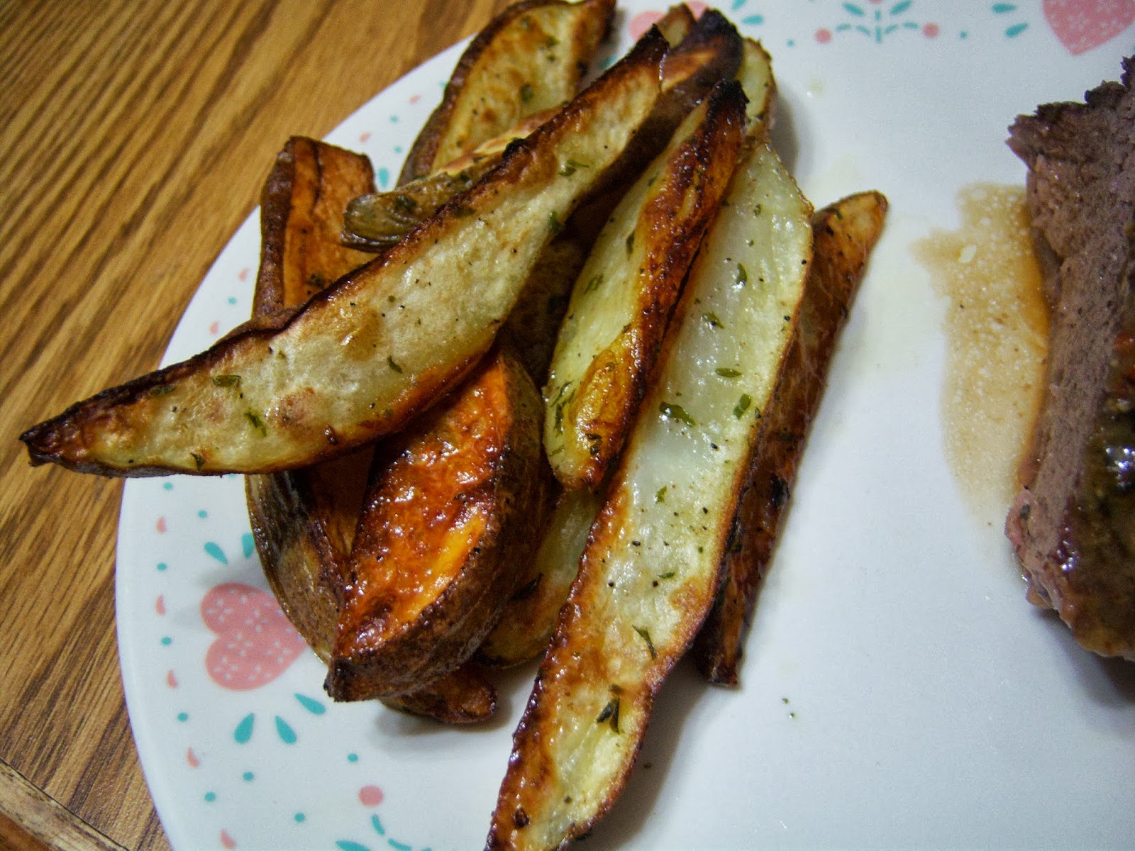 Oven Potato Wedges Wood Cook Book