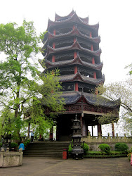 Belle pagode à Chengdu