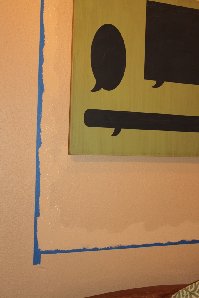 All Mimsy Painting a Straight Line on Textured Walls