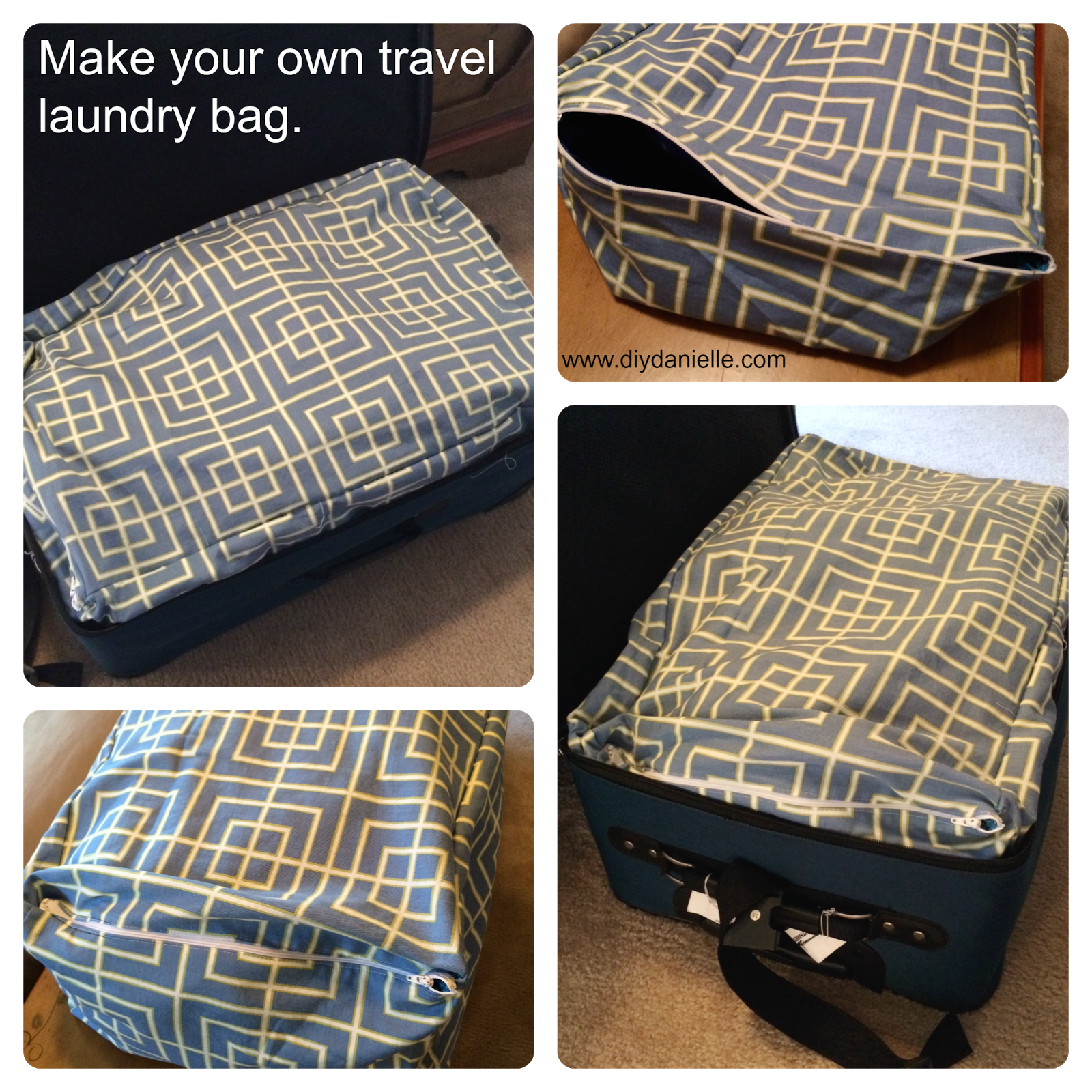 Sew a Laundry Bag for Traveling that Fits Perfectly in Your Suitcase