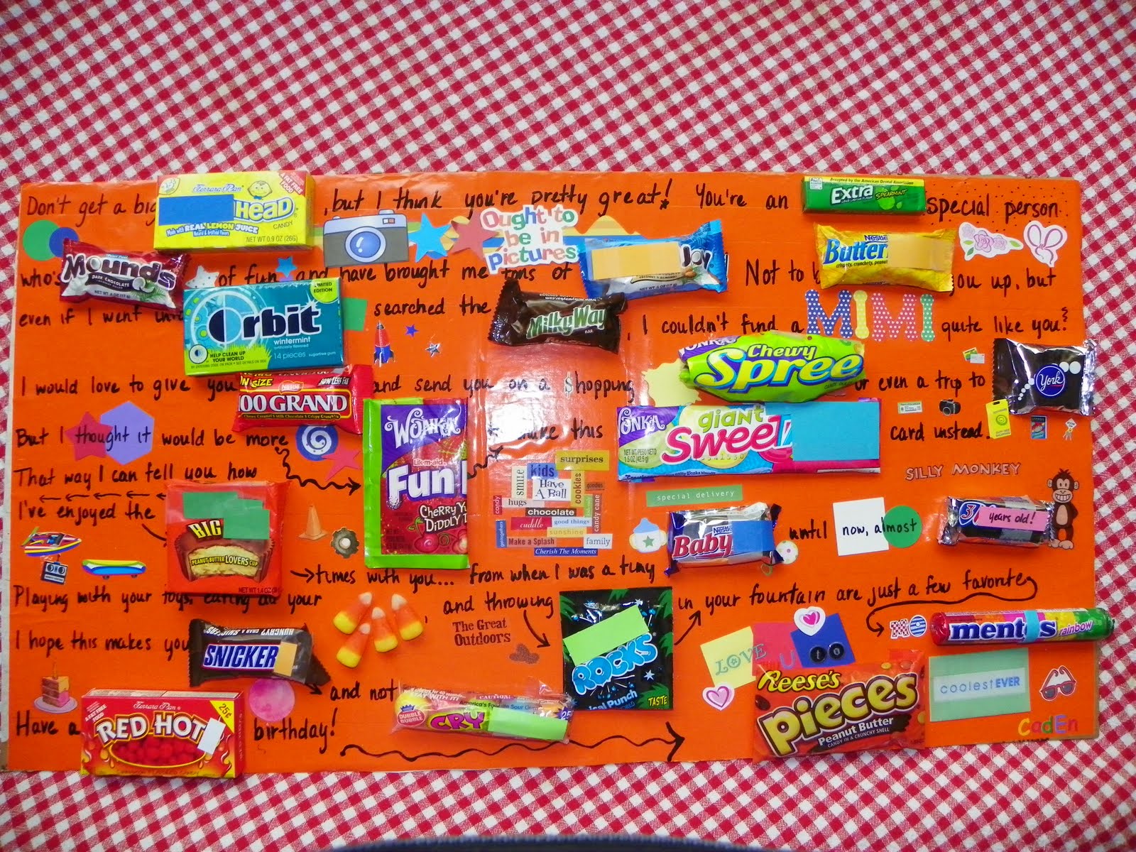 MiMi's Mini Tales My Birthday Candygram From Caden...