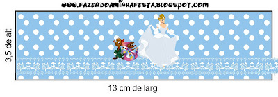 Cenicienta: etiquetas para imprimir gratis.